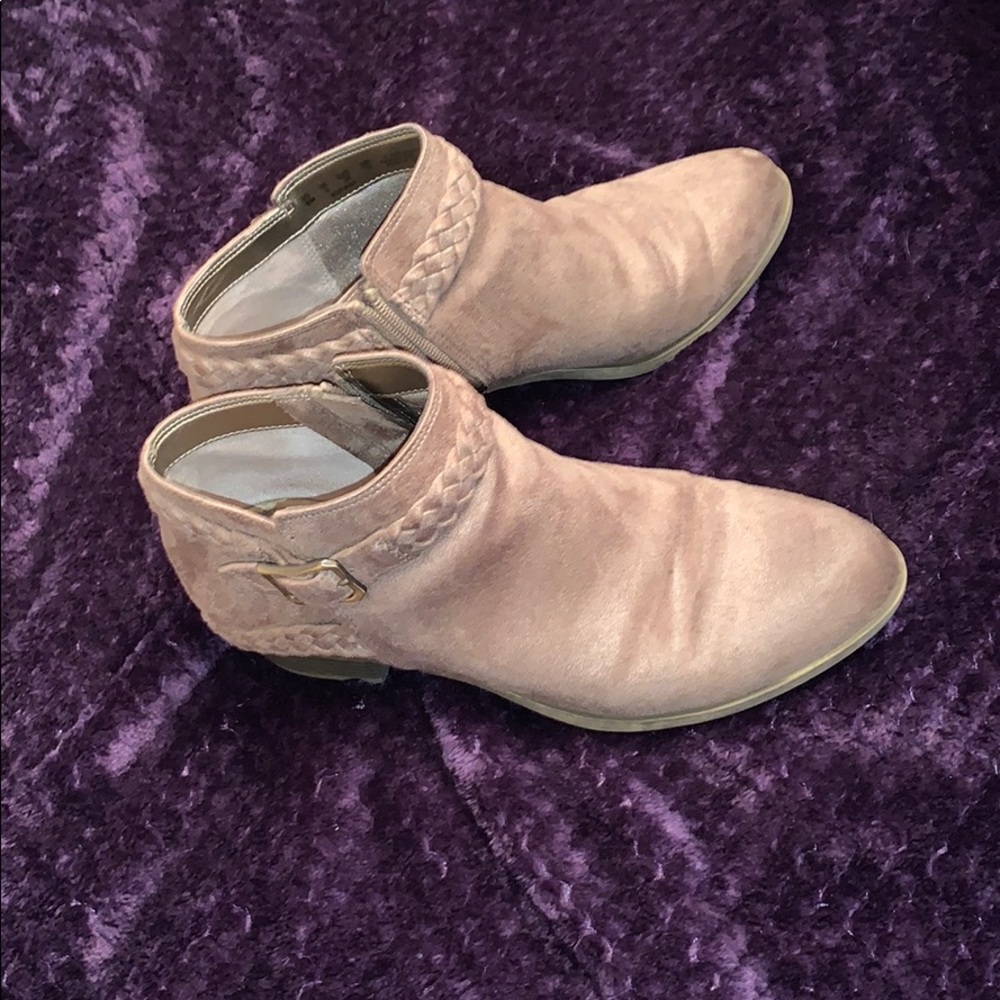 Brown booties
